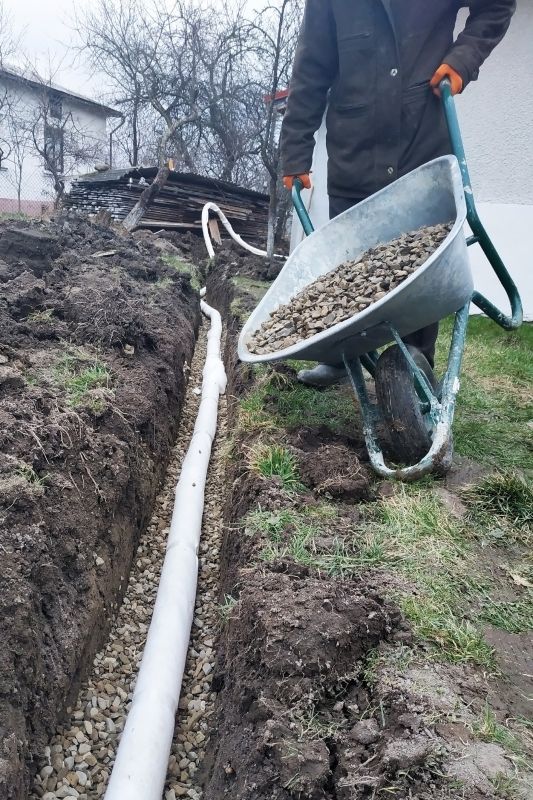 Downspout Trenching in Atlanta, GA