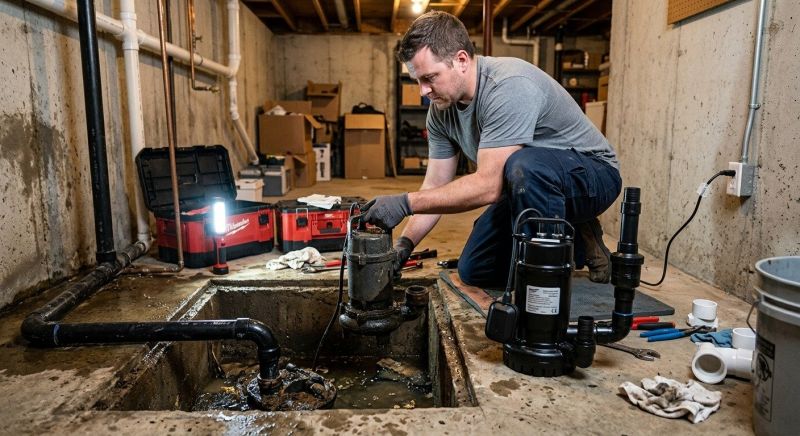 Basement Sump Pump Service in Huntsville, AL