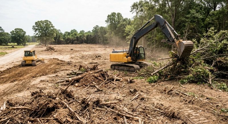 Commercial Land Clearing in Katy, TX