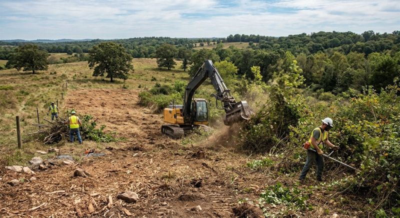 Easement Land Clearing in Atlanta, GA