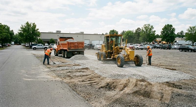 Parking Lot Excavation in Alpharetta, GA