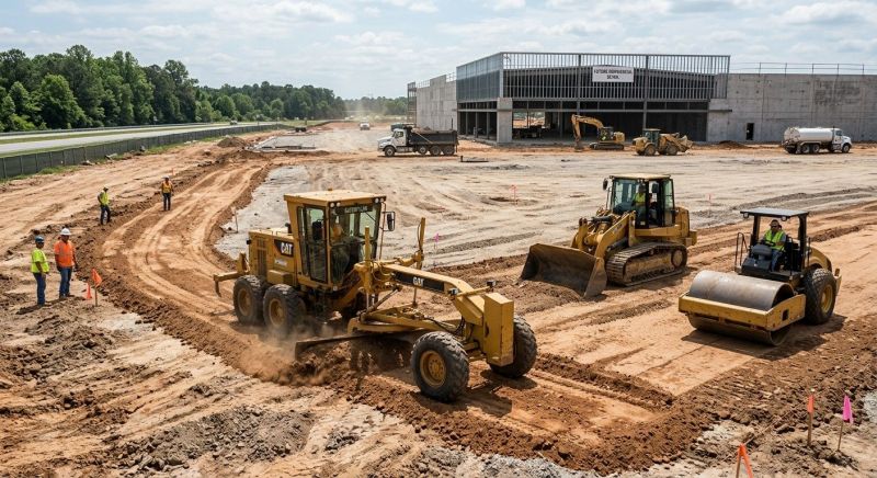 Parking Lot Leveling in Marietta, GA