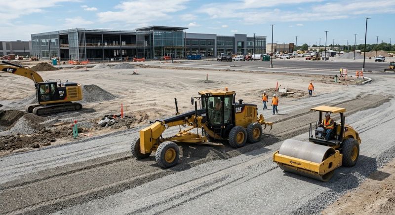 Parking Lot Leveling in Alpharetta, GA