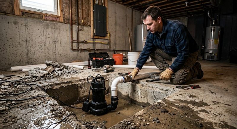 Sump Pump Plumbing in Providence, RI